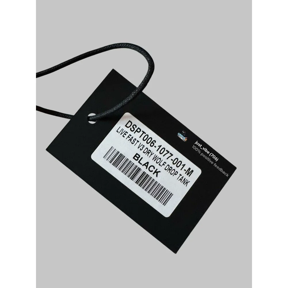 Darc Sport Live Fast V3 Dry Wolf Drop Tank Tee Men’s Medium NWT - Picture 5 of 5